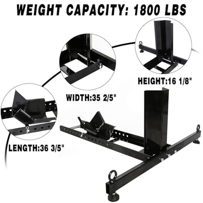 Motorcycle Wheel Chock Stand Upright 1800 LBS