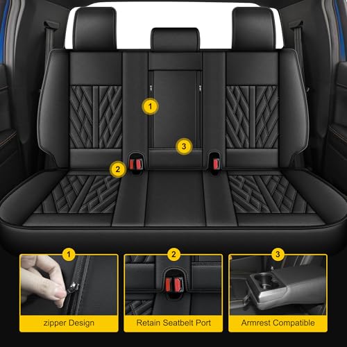 Custom Fit for Ford Ranger Seat Covers 2026 2025 (5 Count)