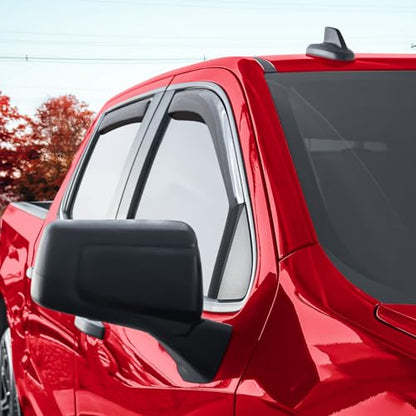 in Channel Extra Durable Rain Guards for Chevy Silverado