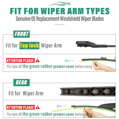 Windshield Wiper Blades Replacement for Ford Bronco Sport 21