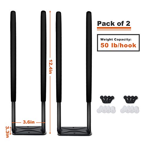 Wall Mount Garage Hooks (2 Count)