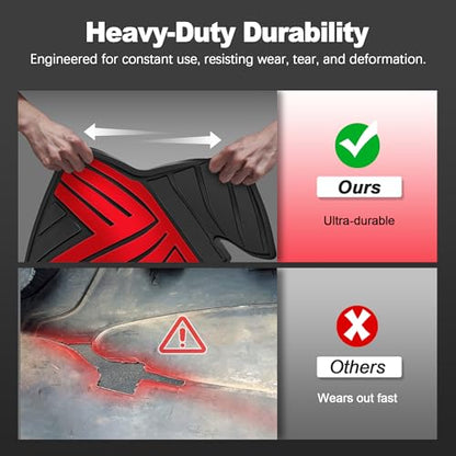Rubber Floor Mats for Nissan Rogue 2021