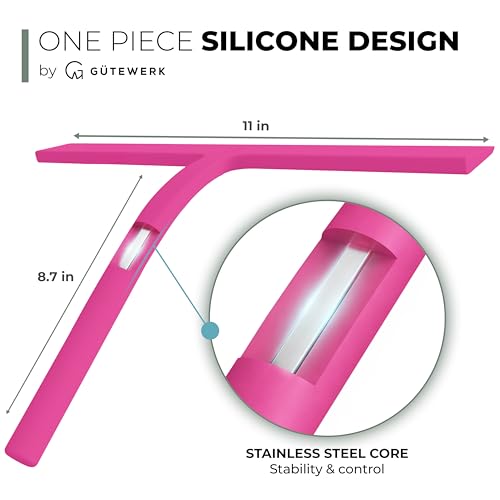 Silicone Shower Squeegee with 3
