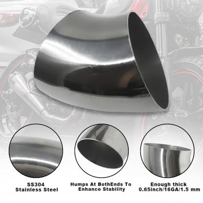 OD 3 Inch 45 Degree exhaust elbow Pipe