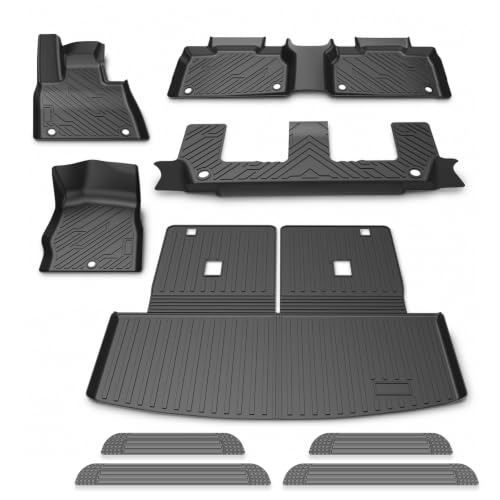 Floor Mats for Ford Explorer 7 Seat with Custom Fit Cargo Liner
