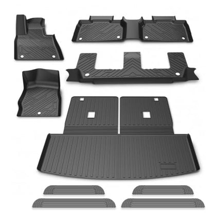 Floor Mats for Ford Explorer 7 Seat with Custom Fit Cargo Liner