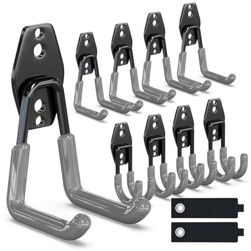 Garden Hose Holder Wall Mount 4 Pack 2.8 Inch (8 Count)