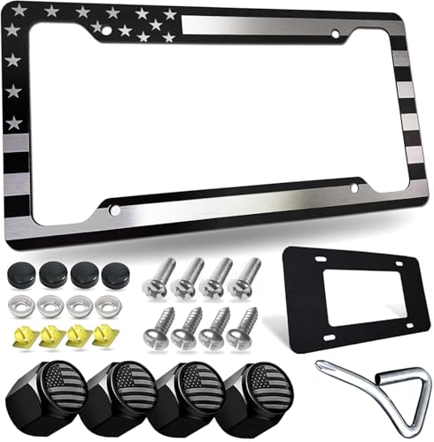 License Plate Frame American Flag