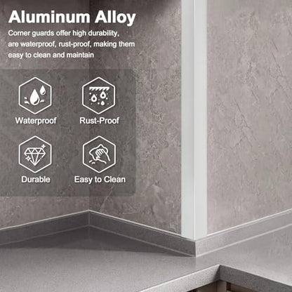 4PCS 45" Aluminum Metal Corner Protectors (4 Count)