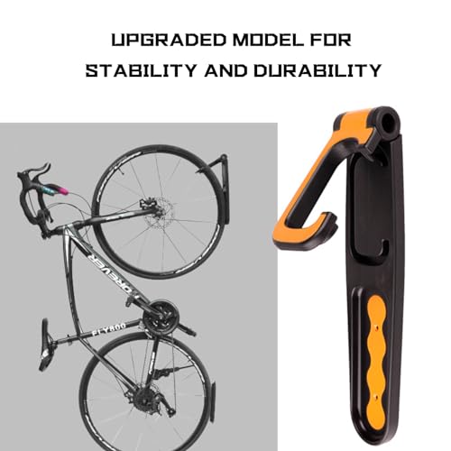 Bike Rack Garage Bicycle Wall Mount Holder Garage Hooks for Hanging Bike Bicycle Vertical Bike Hooks Easily Hang