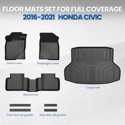 Floor Mats for Honda Civic Sedan 2016