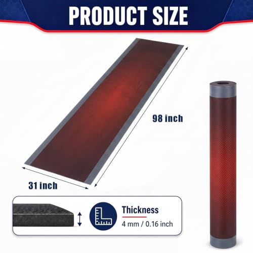 Motorcycle Mat Garage Floor Rug Washable Parking Mats for Garage Floors Non Slip Oil Absorbent Pad Rubber Backing Layer Protects Floor