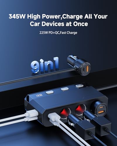 Cigarette Lighter Adapter 345W