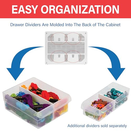 44 Drawer Plastic Storage Cabinet