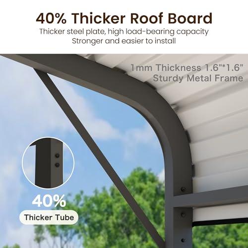 12x20FT Metal Carport