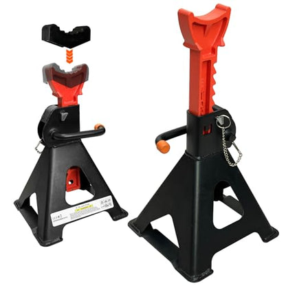 Upgraded Jack Stands 6 Ton (2 Count)