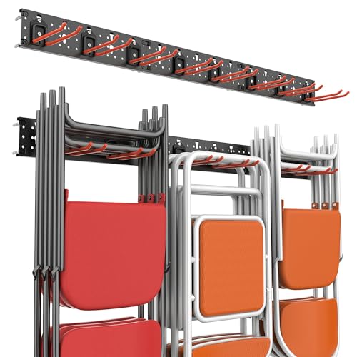 Wall Mount Garage Tool Storage Rack Folding Chair Hangers