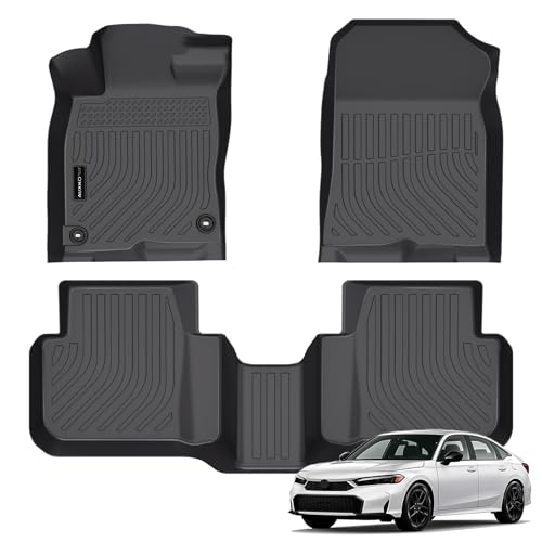 Floor Mats for Honda Civic Hybrid 2026 2025 Sedan & Hatchback (4 Count)