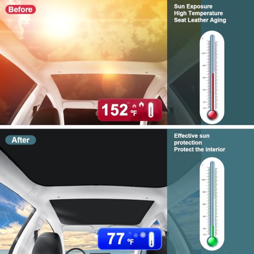 Roof Sunshades for Tesla Model 3 2026 (12 Count)