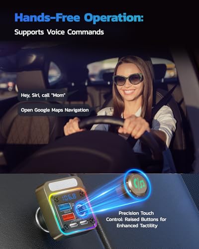 54W Bluetooth 5.3 Car Adapter