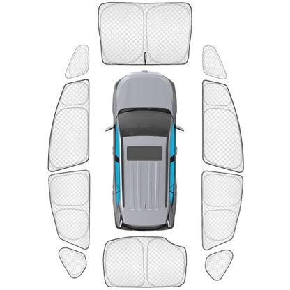 10pcs Thicken Sun Shades for Toyota Prius 2010 (10 Count)