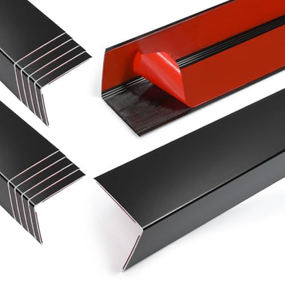10PCS 48" Black Metal Corner Protectors