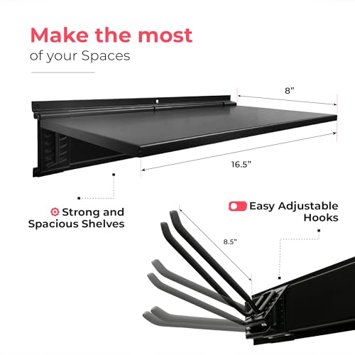 Garage Tool Organizer Wall Mount 64"
