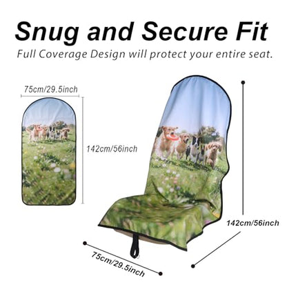 Car Seat Cover Protector Front Seats
