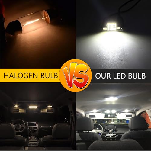 8 Piece CooL White LED Interior Lights Kit for Toyota RAV4 2016 2017 2018 2019 2020 2021 Super Bright 6000K Interior LED Lights Bulbs Package + Install Tool (8 Count)