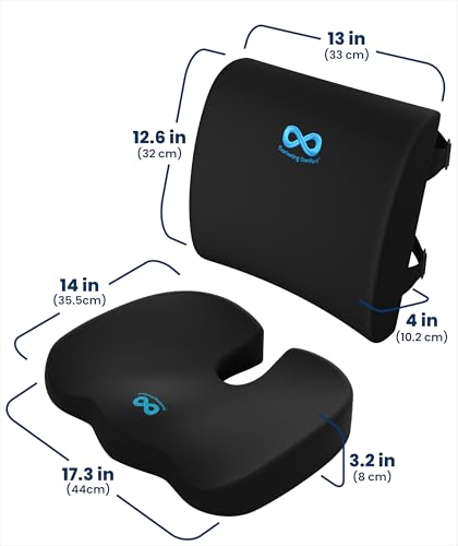 Doctor Recommended Memory Foam Seat Cushion for Office Chairs & Car