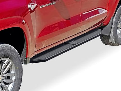 Black Stainless Steel Running Boards Style Compatible with Chevy Colorado GMC Canyon 2015