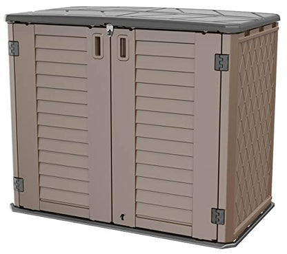 Horizontal Resin Storage Shed