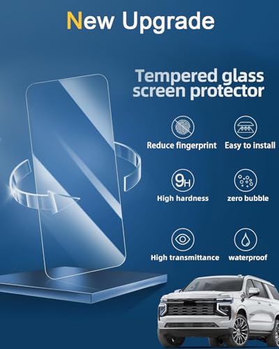 3 Pack Screen Protector for Chevry Tahoe 2021