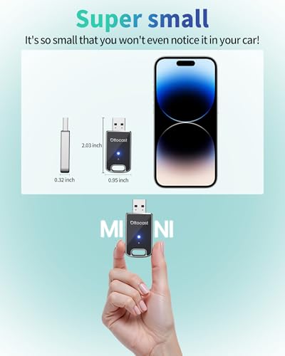 Mini Edge 2 in 1 Wireless Carplay Adapter & Wireless Android Auto Adapter for Apple iPhone Samsung or other AndroidPhone