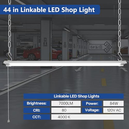 4 Pack 4ft Linkable Led Shop Light (4 Count)