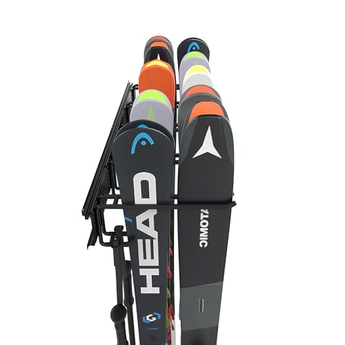 Ski Rack Wall Mounted Ski Storage Rack