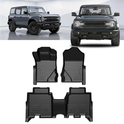 Custom Fit Floor Mats for Ford Bronco 4 (3 Count)