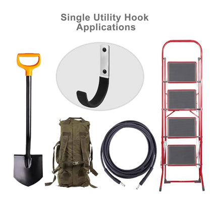Garage Storage Ladder Hanger 2 Pcs