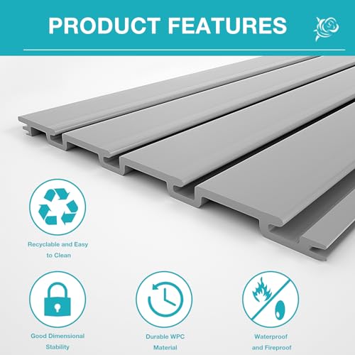 2 x 4ft Slatwall Panel Wall Storage Systems
