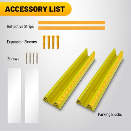 18" Parking Stopper for Garage (2 Count)
