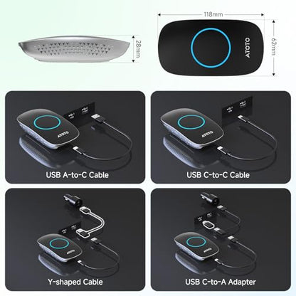 Wireless CarPlay AI Box with OBD2 Scanner