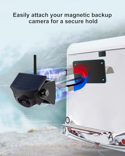 Metal Plate for Magnetic Wireless Backup Camera Adhesive & Screws