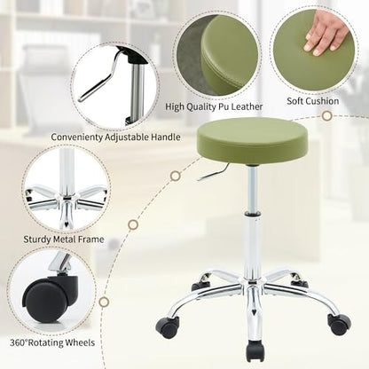 Tattoo Stool with Wheels