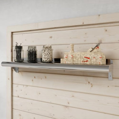 6 in. x 30 in. Stainless Steel Wall Mount Shelf