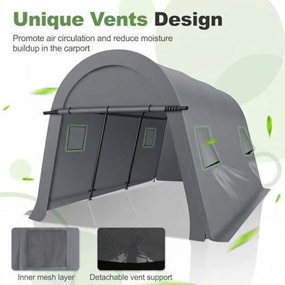 Carport Canopy 10x15 Heavy Duty Portable Garage