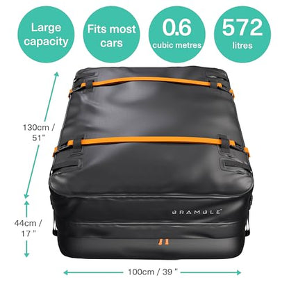 Strong Car Roof Bag Rooftop Cargo Carrier 20 Cubic Feet