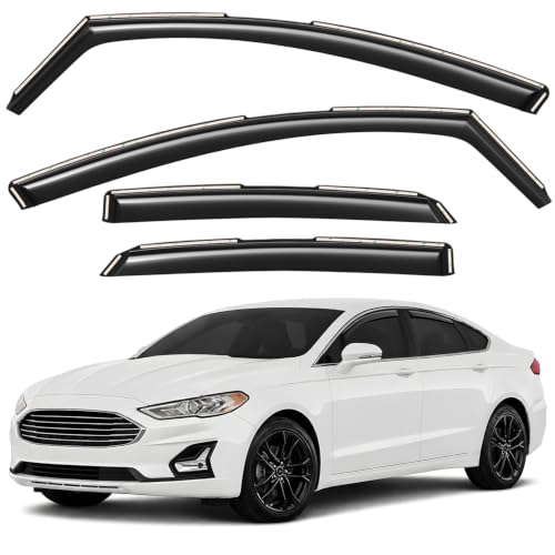 Window Deflectors Smoke Tinted in (4 Count)