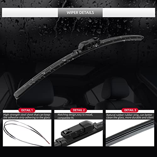 Front Windshield Wipers for BMW Z4 2019