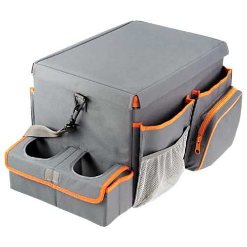 Front Seat Organizer with Tray and Cup Holders