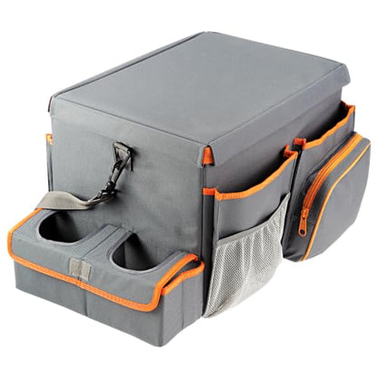 Front Seat Organizer with Tray and Cup Holders